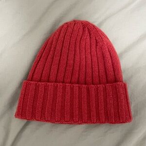Classic Red Knit Beanie